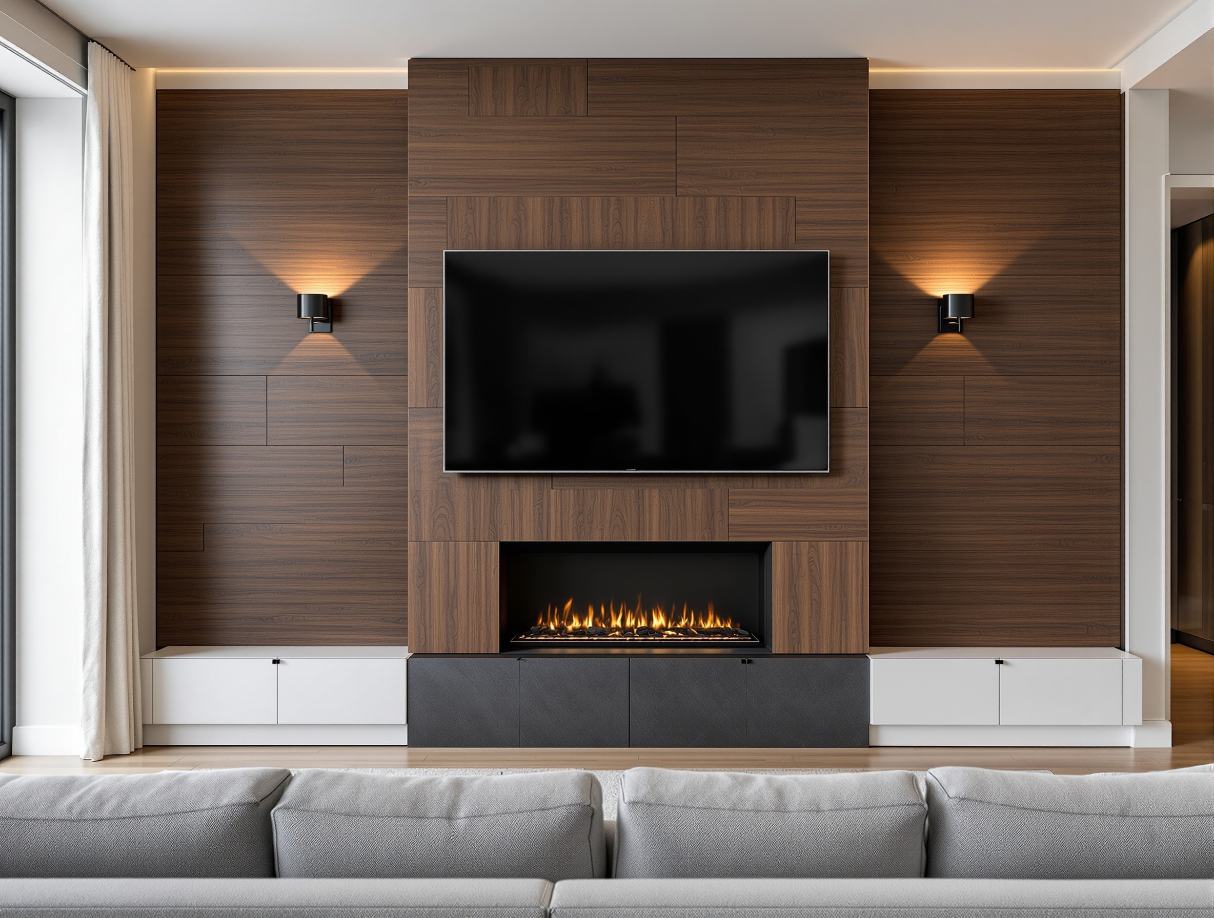 Lounge feature wall